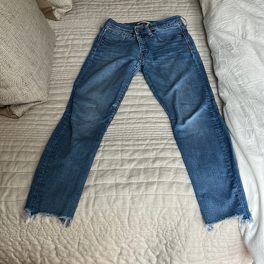 Madewell 9” High Rise Skinny Crop jeans